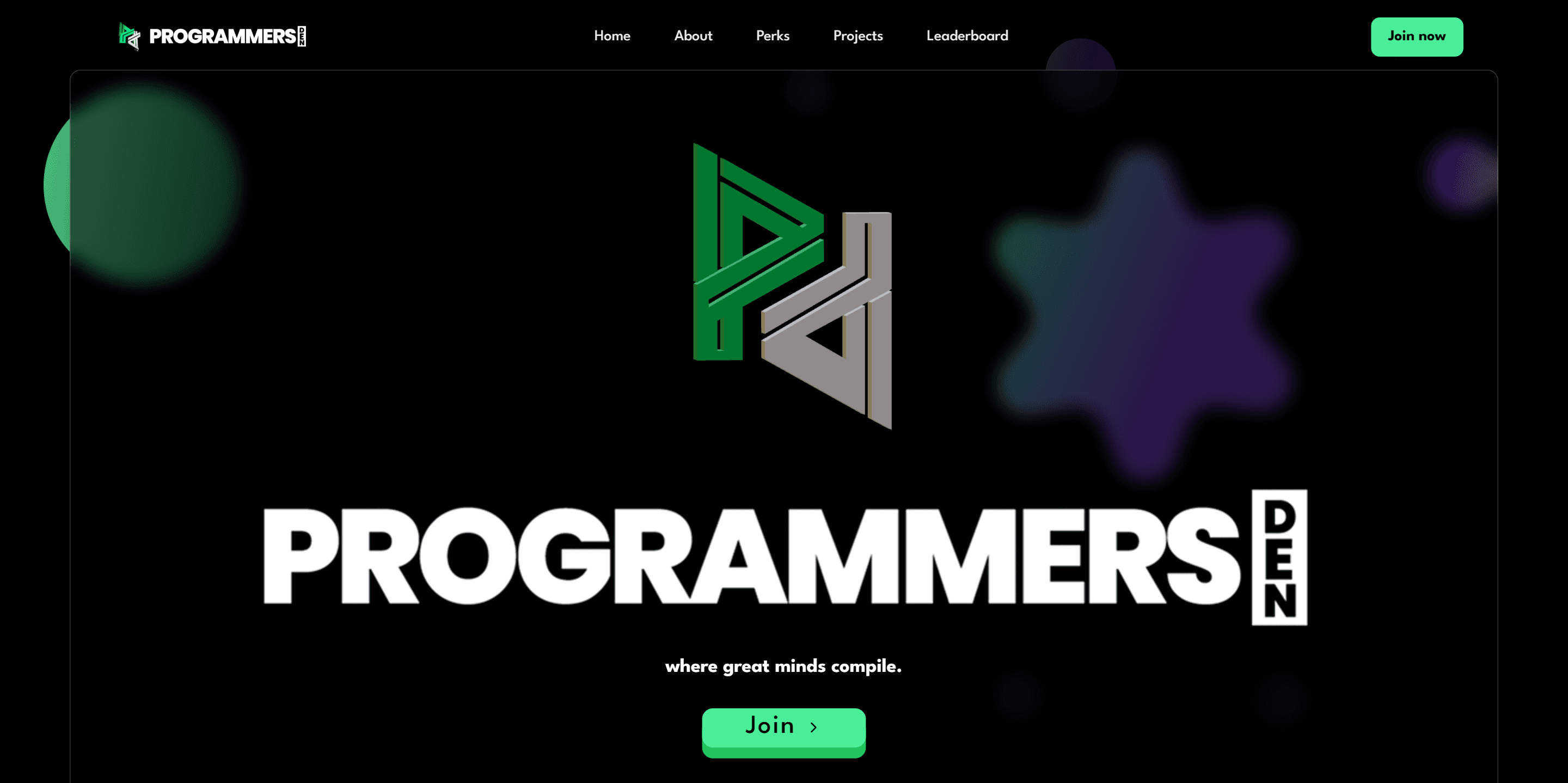 Programmers' Den Website